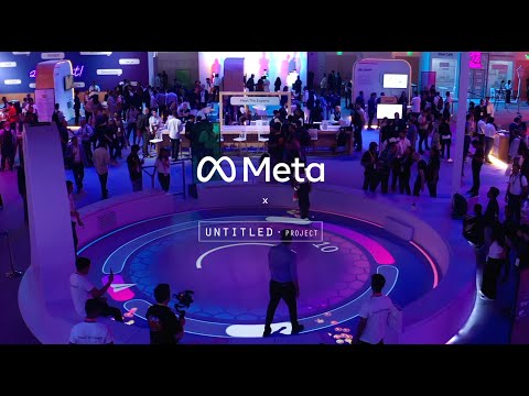 META x UNTITLED - Interactive Projection Mapped Event Game