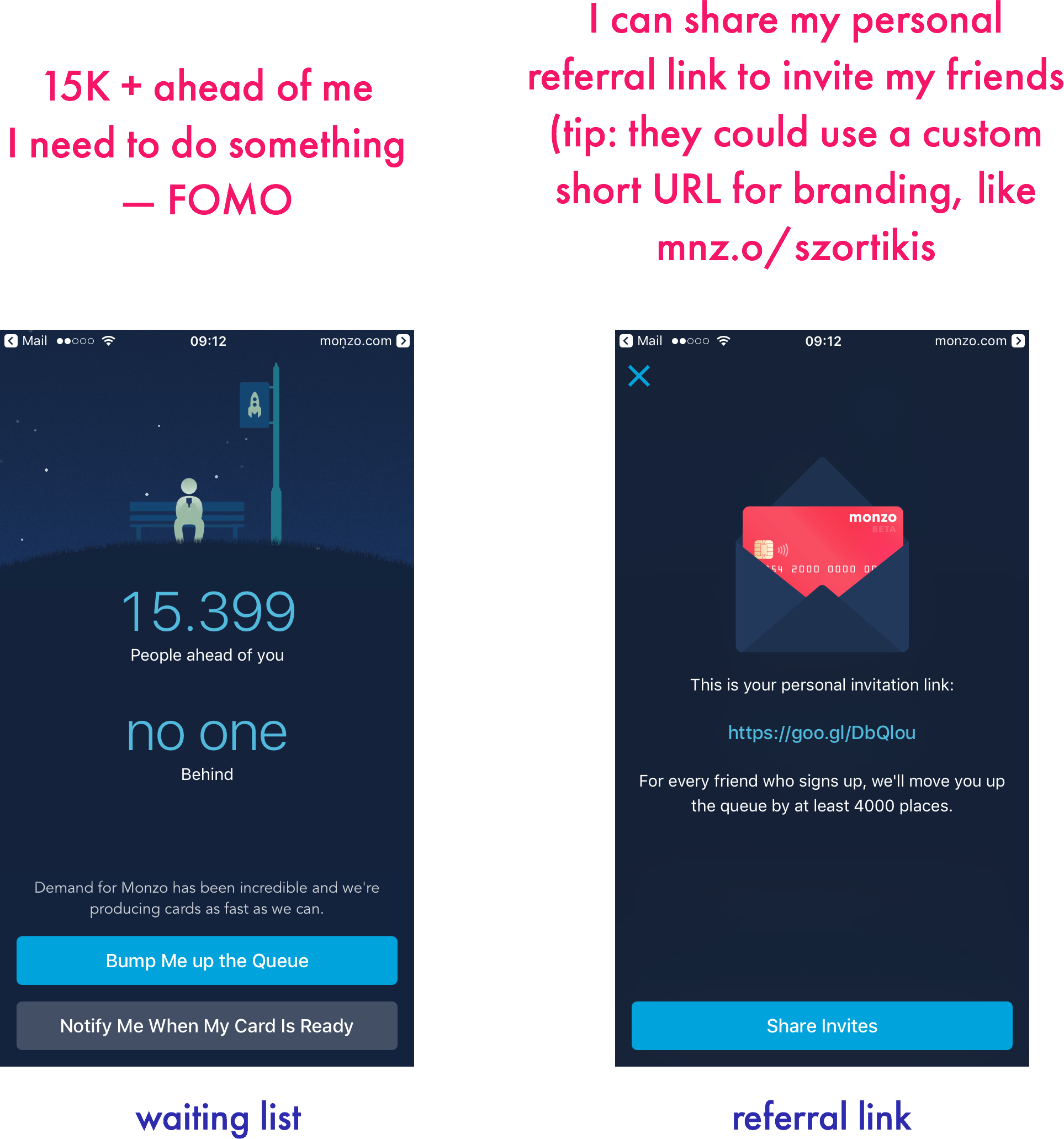 What are some examples of great UX for “Invite Friends”?