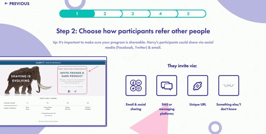 How to build a Harry's pre-launch referral program in 4 simple steps