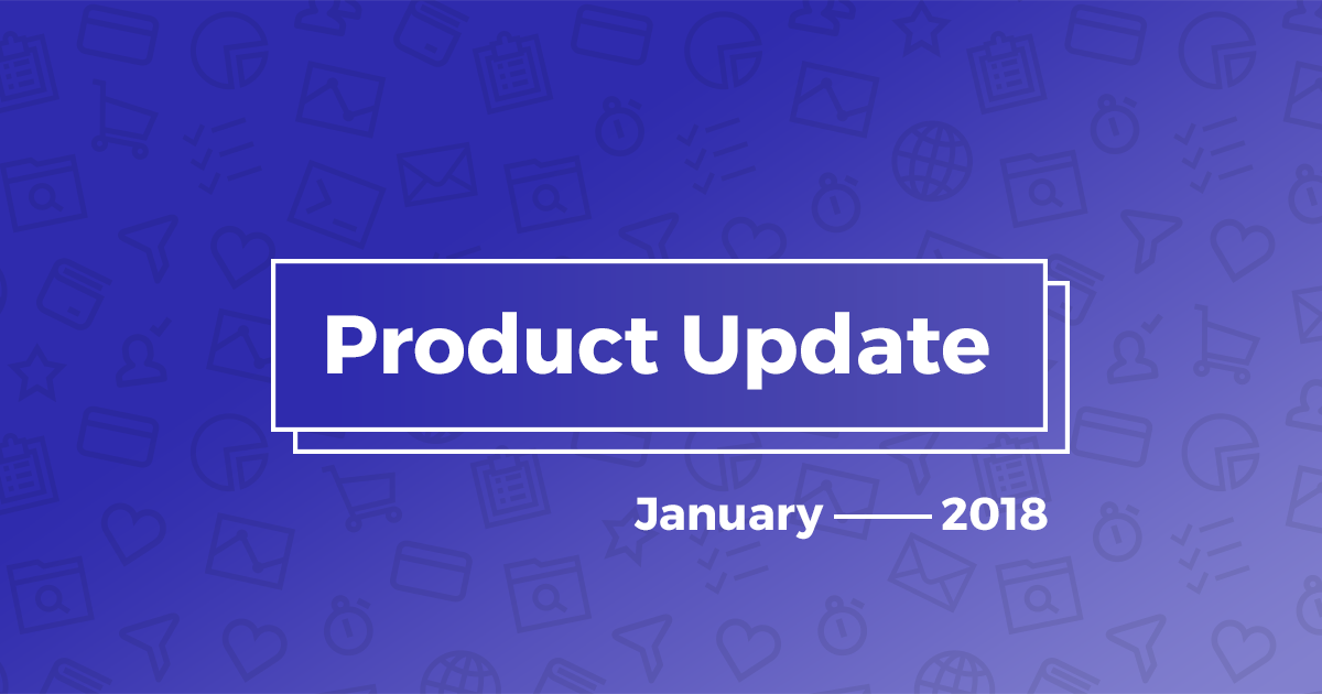 product update january 2018