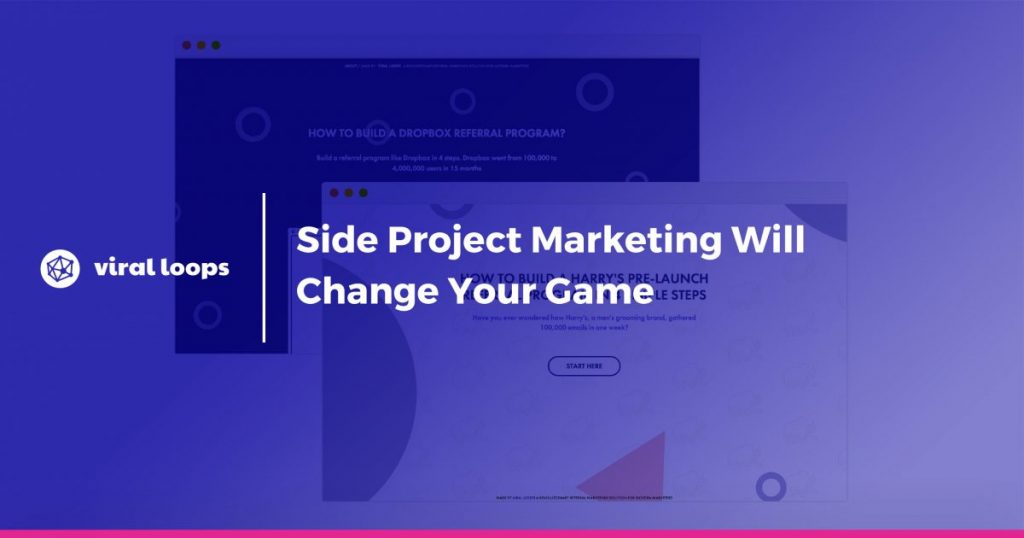 Side Project Marketing Will Change Your Game