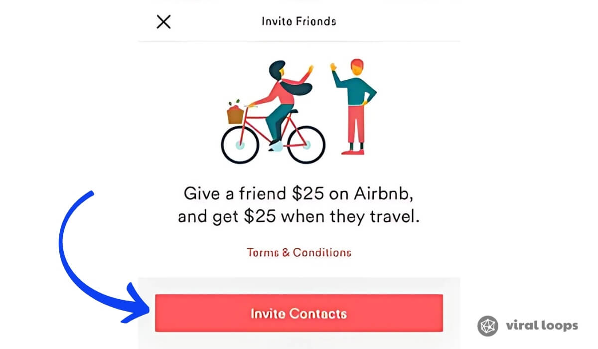 airbnb invite contacts