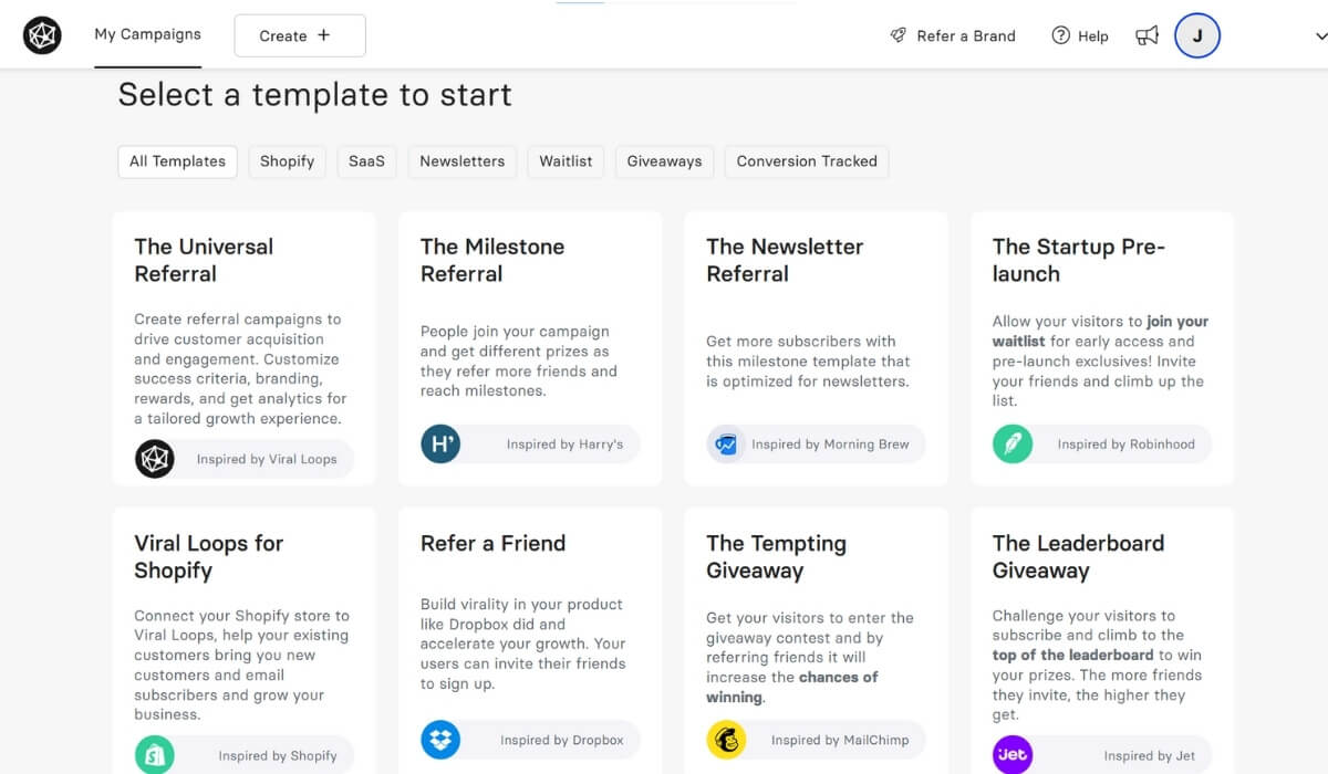 referral program templates