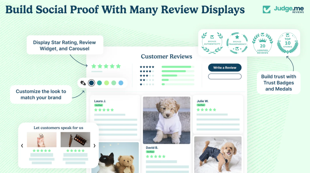 A screenshot of the Judge.me product
