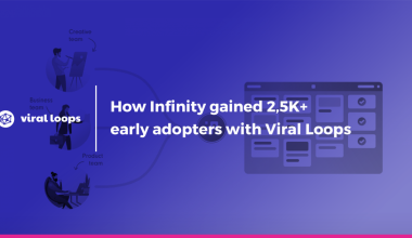 How Infinity gained 2,5K+ early adopters with Viral Loops