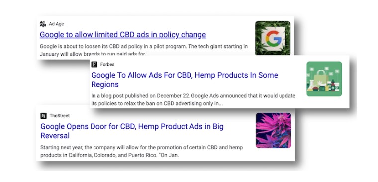 cbd in google ads