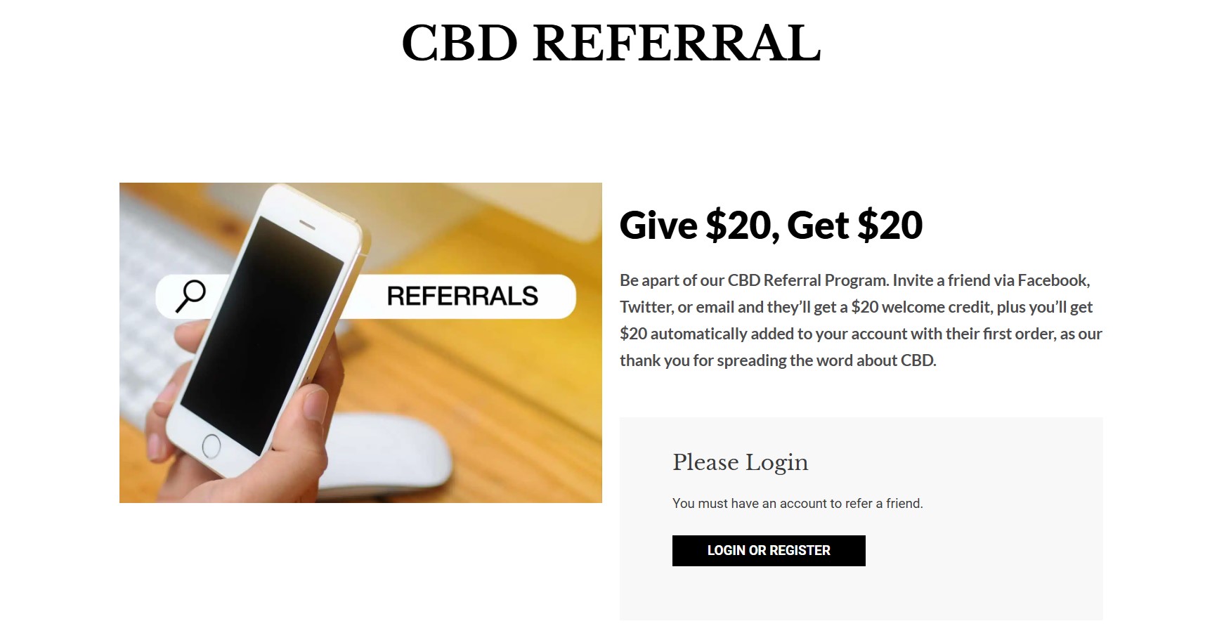 cbd marketing strategy referral program