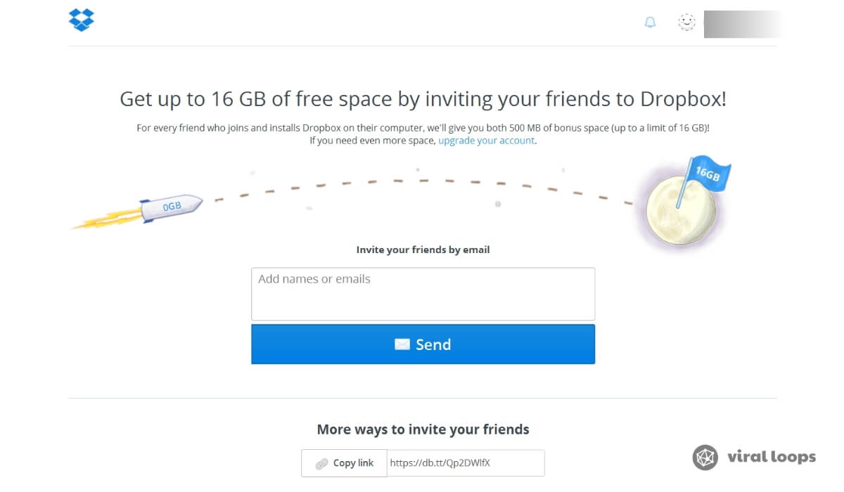 dropbox marketing invitation