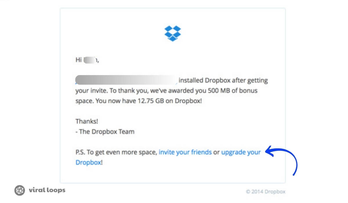 dropbox referral email