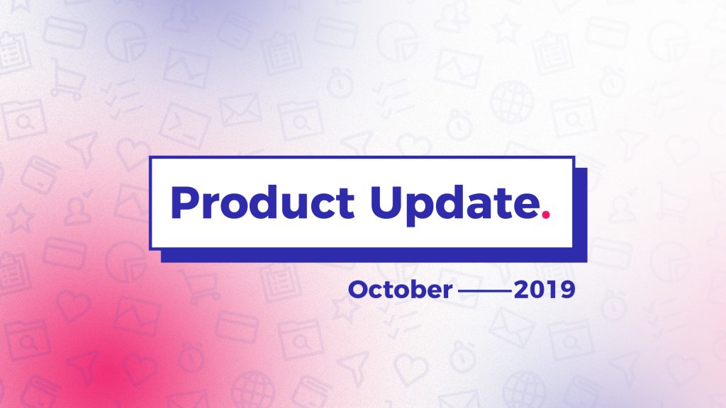 Product update october 2019 cover
