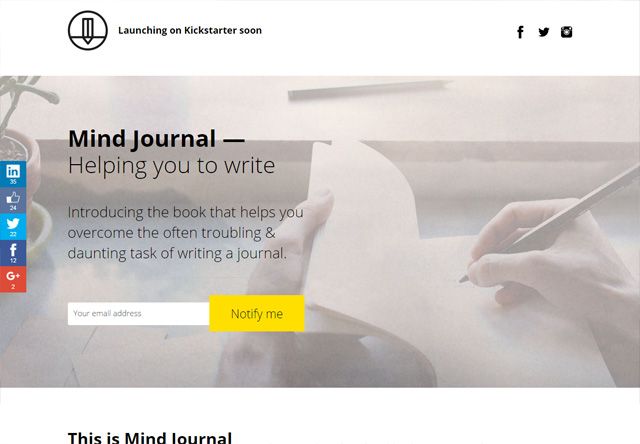 mindjournal coming soon page