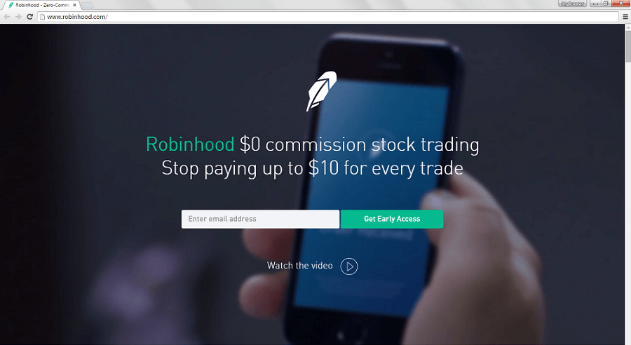 RobinHood coming soon page