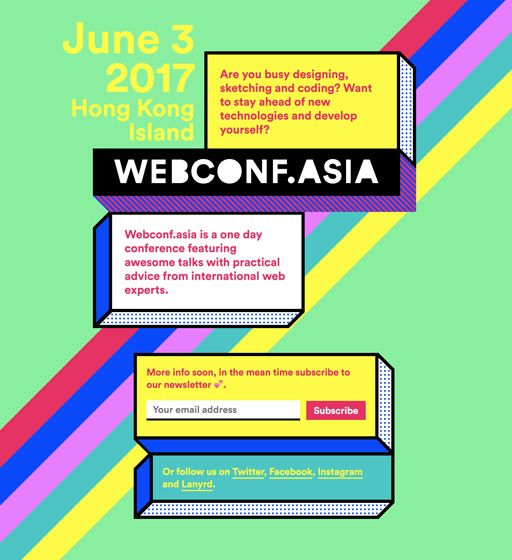 webconf asia coming soon page