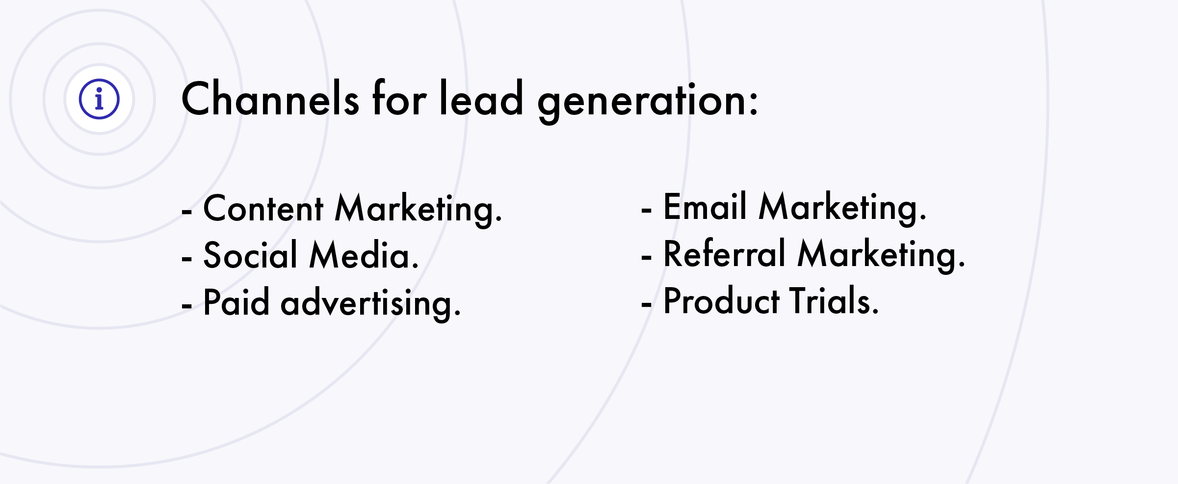 marketing channels for lead generation