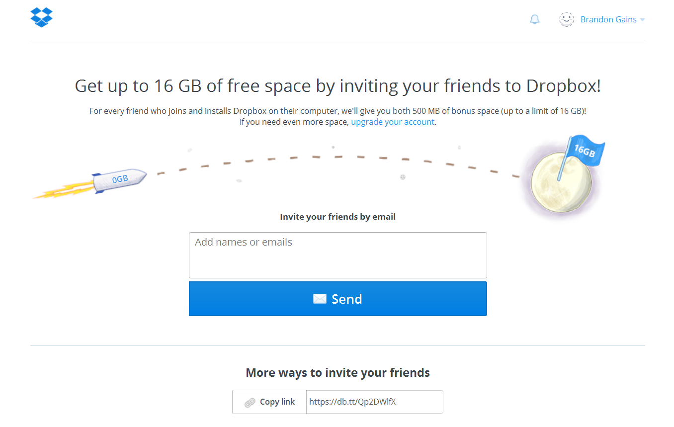 dropbox referral