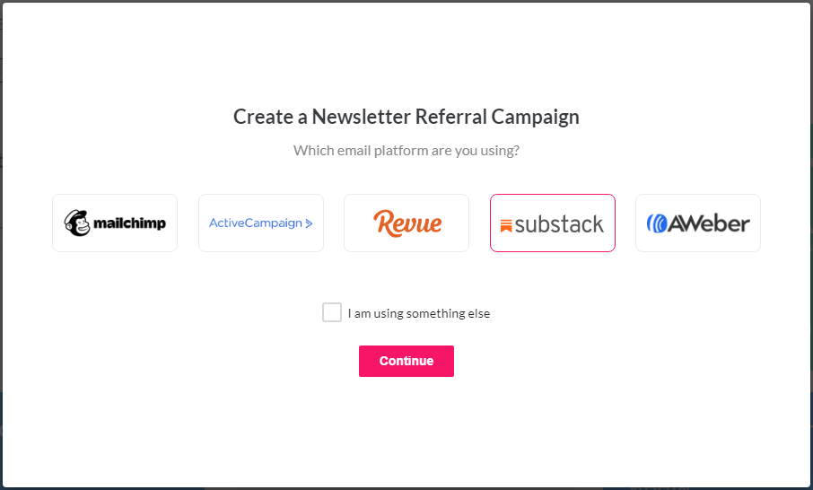 choose substack platform