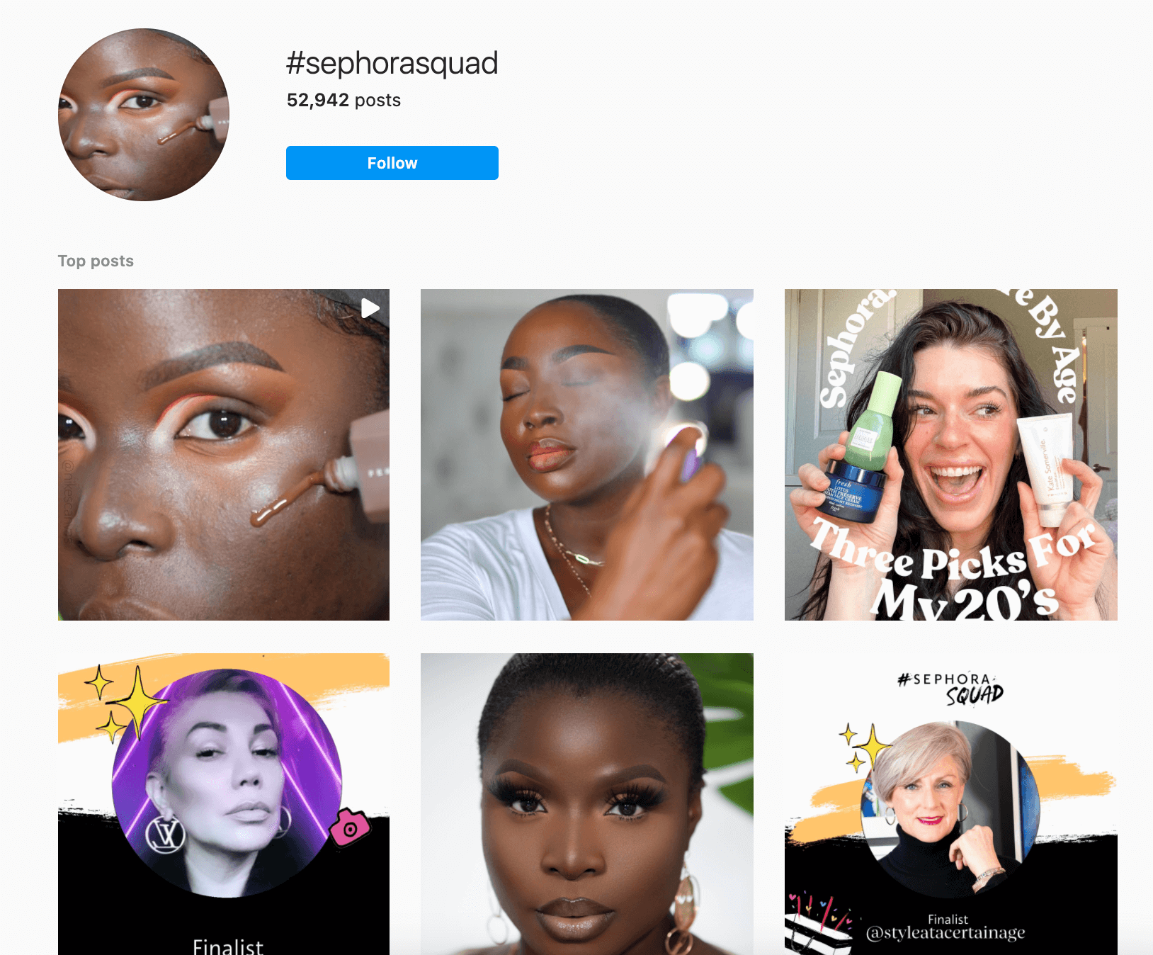 sephora squad instagram