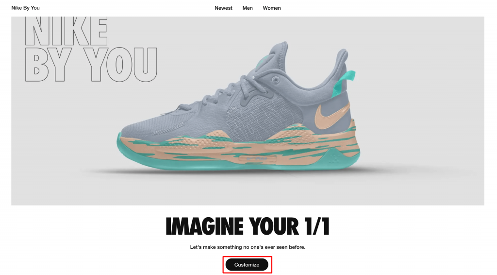Nike Shoes-min interactive marketing example