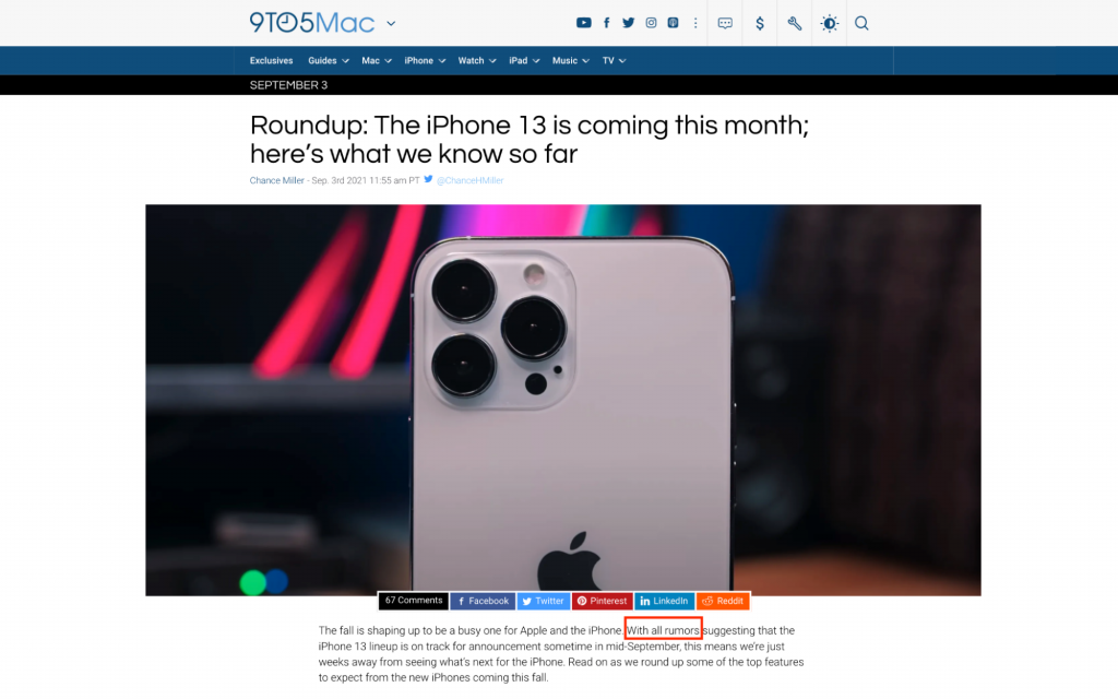 9toMac buzz marketing rumors apple