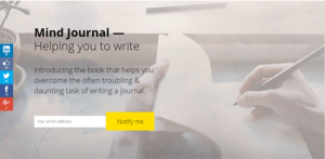 coming-soon-landing-page-mind-journal
