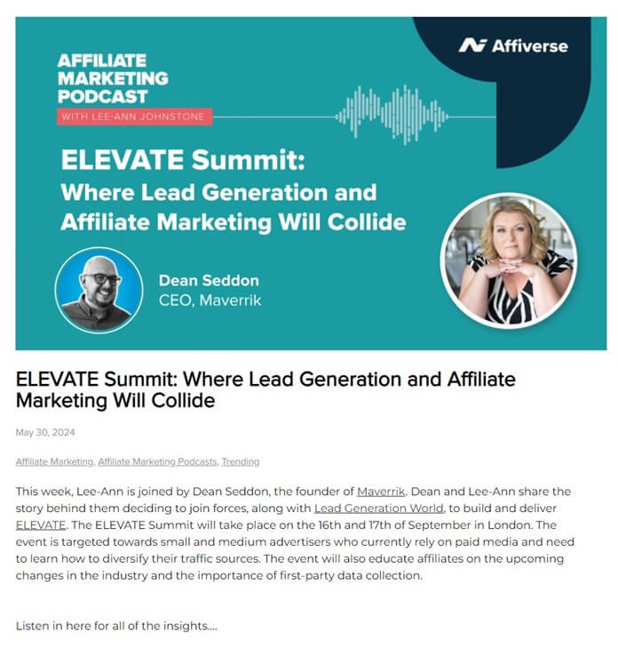 affiliate marketing podcast