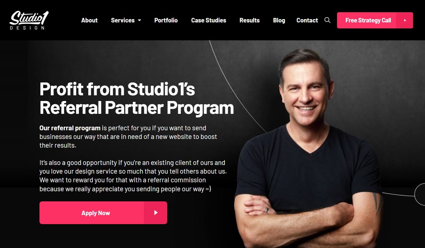 Studio1 Design Web Design Referral Proram