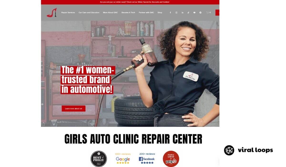 Girls Auto Clinic Word of Mouth Marketing