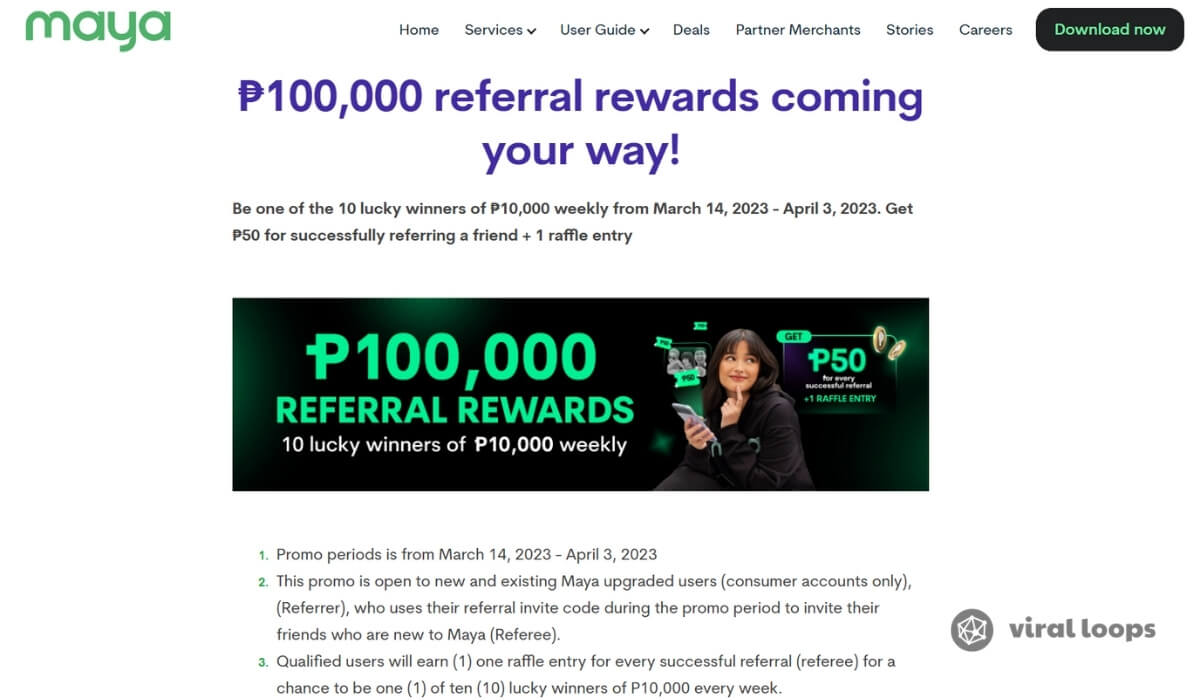 maya referral contest