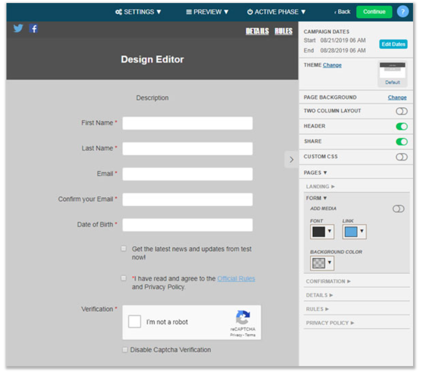 A screenshot of the Heyo product.